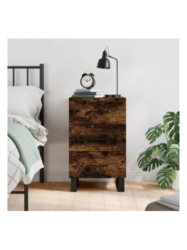 Sonata H Нощно шкафче, опушен дъб, 40x40x66 см, инженерно дърво