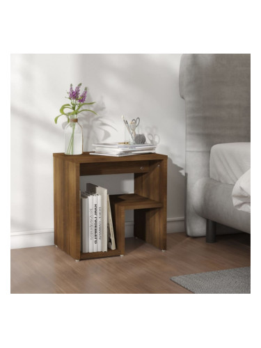 Sonata H Нощно шкафче, кафяв дъб, 40x30x40 см, инженерно дърво