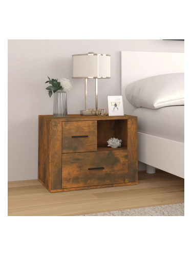 Sonata H Нощно шкафче, опушен дъб, инженерно дърво 60x36x45 см