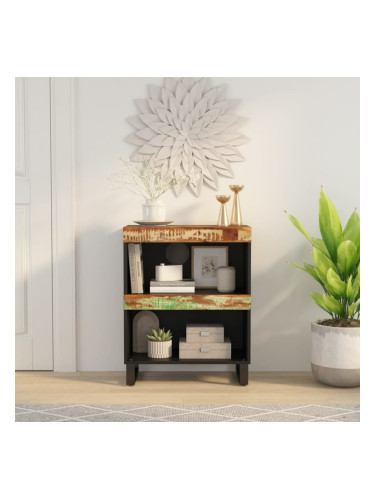 Sonata H Страничен шкаф, 60x33x75 см, регенерирано дърво масив