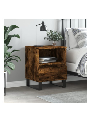 Sonata H Нощно шкафче опушен дъб 40x35x50 см инженерно дърво