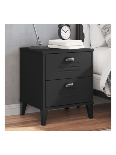 Sonata H Нощно шкафче VIKEN, черно, инженерно дърво