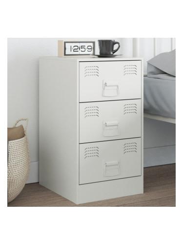 Sonata H Нощно шкафче, бяло, 34,5x39x62 см, стомана