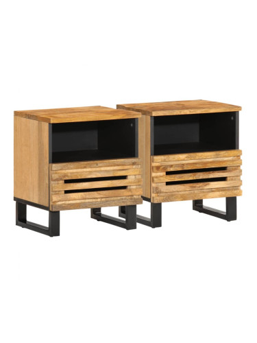 Sonata H Нощни шкафчета, 2 бр, 40x34x46 см, грубо дърво масив