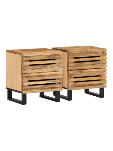 Sonata H Нощни шкафчета, 2 бр, 40x34x46 см, грубо дърво масив