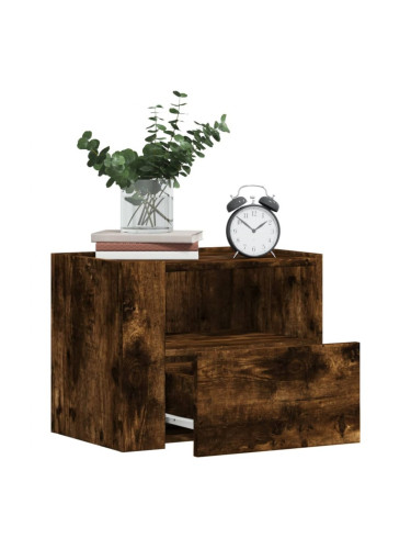 Sonata H Нощно шкафче за стенен монтаж, опушен дъб, 45x30x35 см