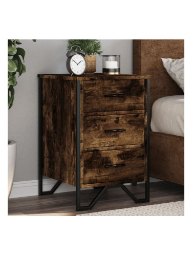 Sonata H Нощно шкафче, опушен дъб, 40x41x60 см, инженерно дърво