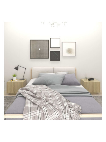 Sonata H Нощно шкафче, дъб сонома, 100x35x40 см, инженерно дърво