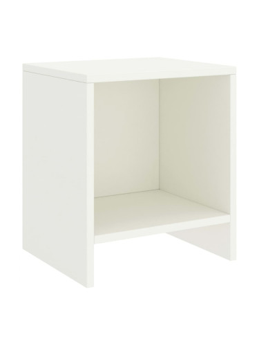 Sonata H Нощно шкафче, бяло, 35x30x40 см, бор масив