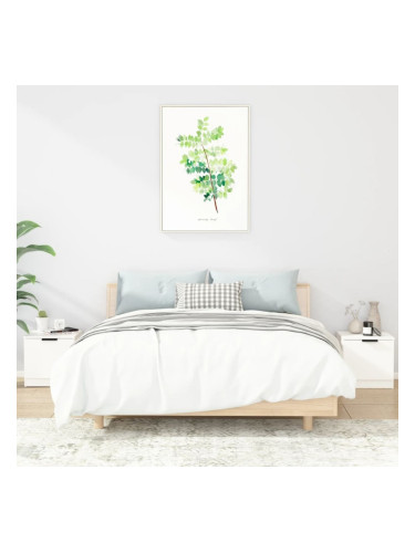 Sonata H Нощни шкафчета, 2 бр, бели, 40x39x40 см