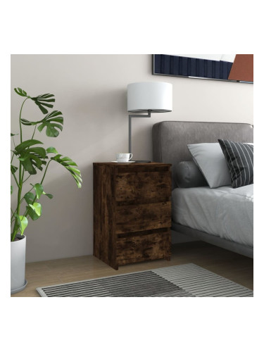 Sonata H Нощно шкафче, опушен дъб, 40x35x62,5 см, инженерно дърво