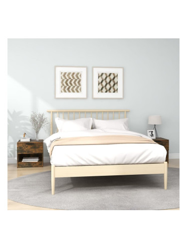 Sonata H Нощни шкафчета, 2 бр, Опушен дъб, инженерно дърво