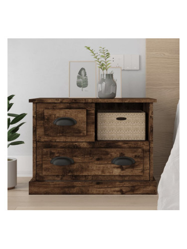 Sonata H Нощно шкафче, опушен дъб, 60x39x45 см