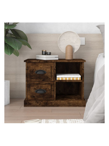 Sonata H Нощно шкафче, опушен дъб, 60x35,5x45 см