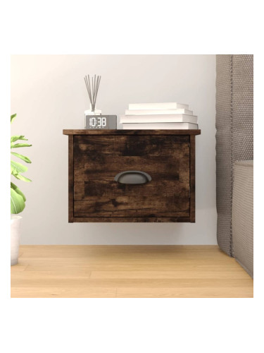 Sonata H Нощно шкафче за стенен монтаж, опушен дъб, 41,5x36x28 см