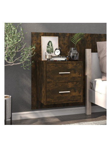 Sonata H Нощно шкафче за стенен монтаж, опушен дъб