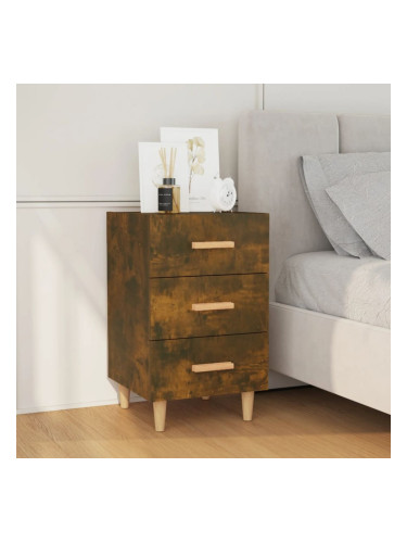 Sonata H Нощно шкафче, опушен дъб, 40x40x66 см, инженерно дърво