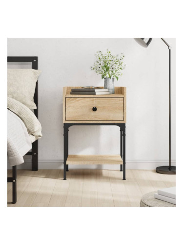 Sonata H Нощна масичка, дъб сонома, 40,5x31x60 см, инженерно дърво