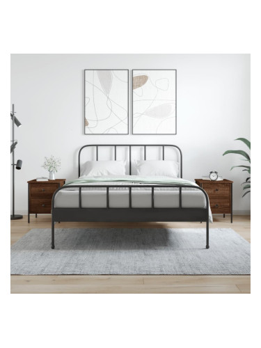 Sonata H Нощни шкафчета 2 бр кафяв дъб 40x42x50 см инженерно дърво