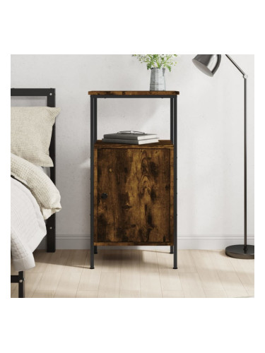 Sonata H Нощно шкафче, опушен дъб, 41x31x80 см, инженерно дърво