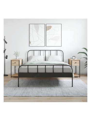 Sonata H Нощни шкафчета 2 бр дъб сонома 30x60x60 см инженерно дърво