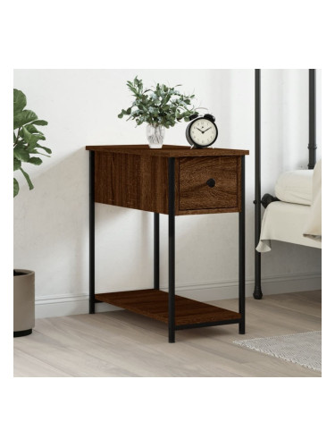 Sonata H Нощно шкафче, кафяв дъб, 30x60x60 см, инженерно дърво