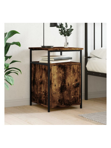 Sonata H Нощно шкафче, опушен дъб, 40x42x60 см, инженерно дърво