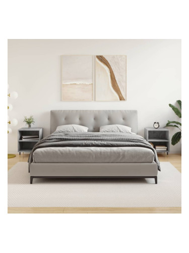 Sonata H Нощни шкафчета 2 бр бетонно сиво 40x30x50 см инженерно дърво