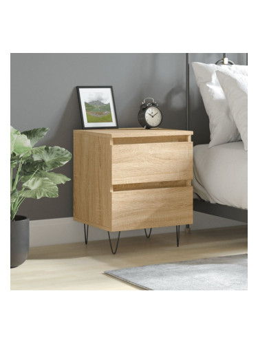 Sonata H Нощно шкафче, сонома дъб, 40x35x50 см, инженерно дърво
