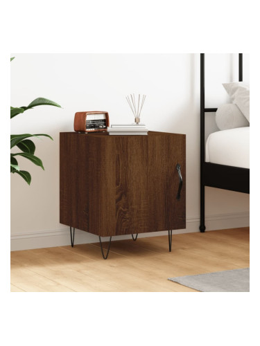 Sonata H Нощно шкафче, Кафяв дъб, 40x40x50 см, инженерно дърво