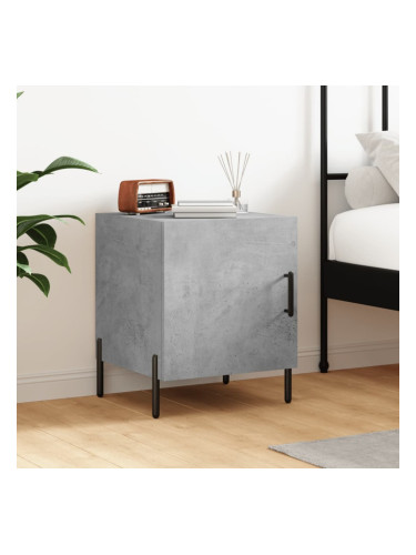 Sonata H Нощно шкафче, бетонно сиво, 40x40x50 см, инженерно дърво