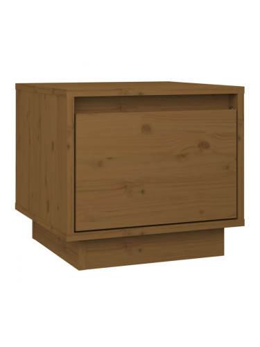 Sonata H Нощно шкафче, меденокафяво, 35x34x32 см, борово дърво масив