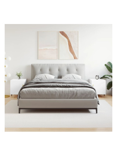 Sonata H Нощни шкафчета 2 бр бели 40x40x50 см инженерно дърво