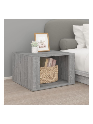 Sonata H Нощна масичка, cив сонома, 57x55x36 см, инженерно дърво