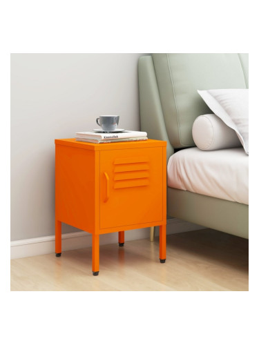 Sonata H Нощно шкафче, оранжево, 35х35х51 см, стомана