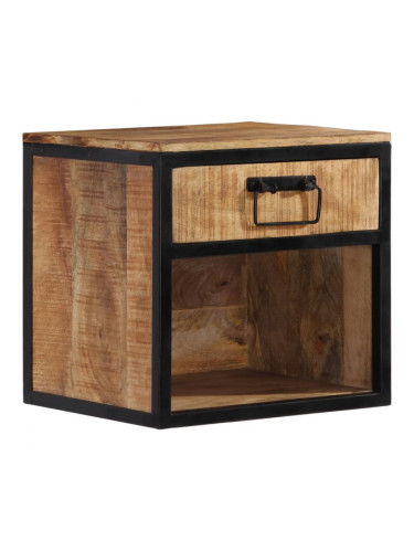 Sonata H Нощно шкафче, 40x35x40 см, масивна мангова дървесина