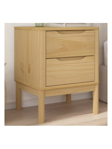 Sonata H Нощно шкафче, восъчнокафяво, 45x39x57 см, борово дърво масив