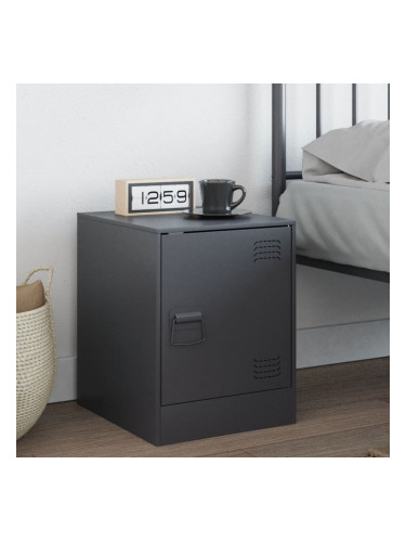 Sonata H Нощно шкафче, антрацит, 34,5x39х44 см, стомана