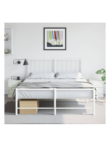 Sonata H Нощни шкафчета, 2 бр, бели, 34,5x39х44 см, стомана