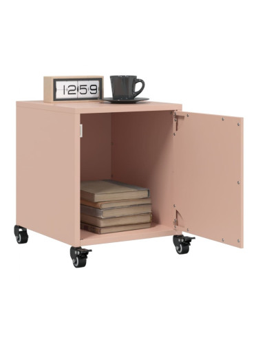 Sonata H Нощни шкафчета, 2 бр, розови, 36x39x43,5 см, стомана