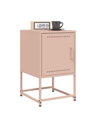 Sonata H Нощни шкафчета 2 бр розов 36x39x60,5 см стомана