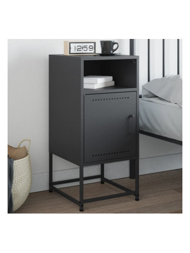 Sonata H Нощно шкафче, антрацит, 36x39x78 см, стомана