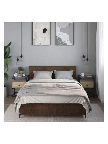 Sonata H Нощни шкафчета 2 бр дъб сонома 40x40x55 см инженерно дърво