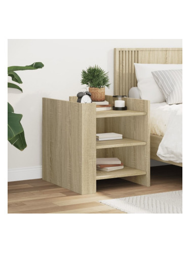 Sonata H Нощно шкафче, сонома дъб, 45x50x50 см, инженерно дърво