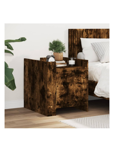 Sonata H Нощно шкафче, опушен дъб, 45x50x50 см, инженерно дърво