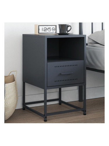 Sonata H Нощно шкафче, антрацит, 36x39x60,5 см, стомана