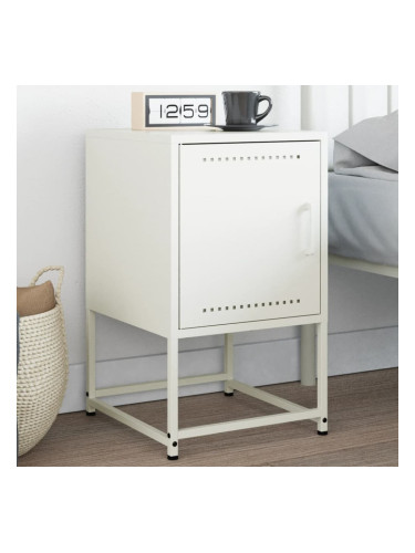 Sonata H Нощно шкафче, бял, 36x39x60,5 см, стомана