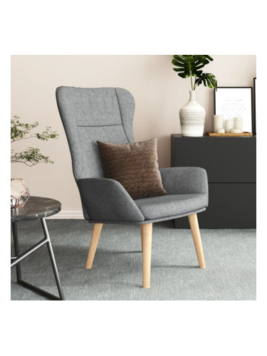 Sonata H Релакс стол, светлосив, текстил