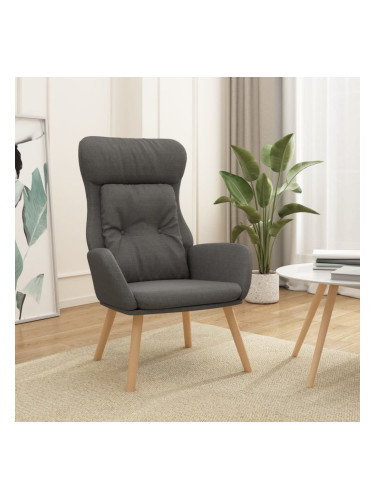 Sonata H Релакс стол, тъмносив, текстил