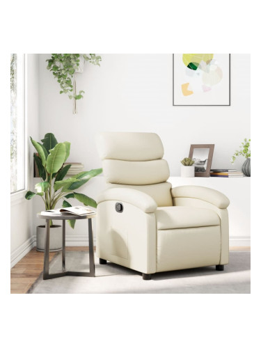 Sonata H Реклайнер, кремав, изкуствена кожа